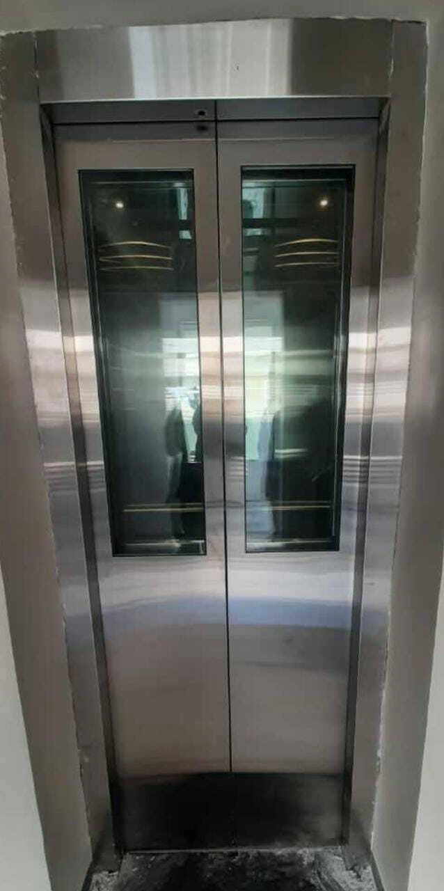 Half vison automatic door